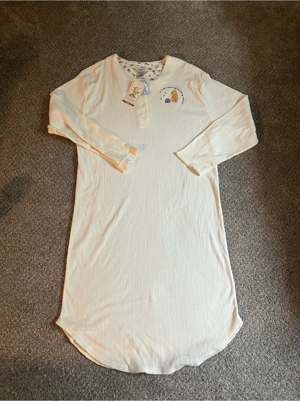 Disney Classic Winnie the Pooh Cream Nightgown